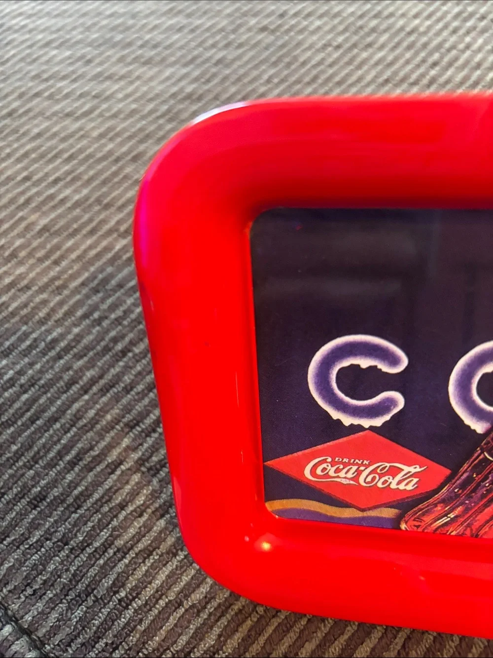 Coca Cola Red and Black Retro Logo Salt & Pepper Mug Set